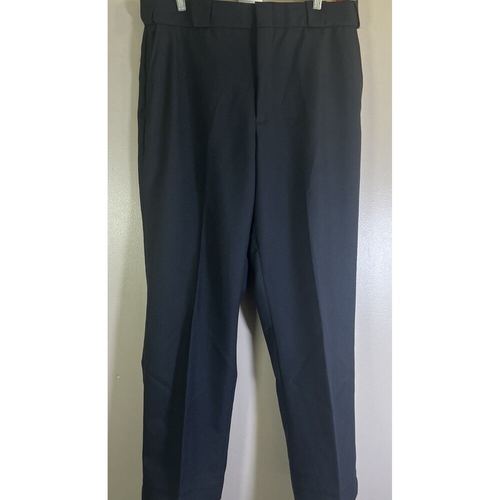 NEW MENS FLYING CROSS 37291 SIZE 36X29 POLY WOOL PANTS LAPD NAVY  Trousers
